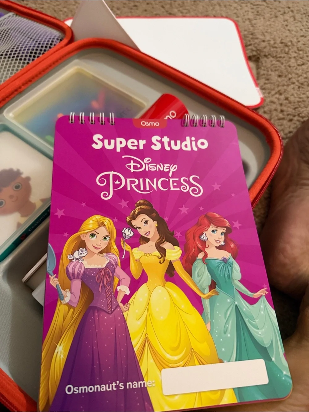 Disney Princess Super Studio Purple Pink Yellow Teal Notebook